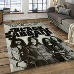 black sabbath band heavy metal music metalheads carpet rectangle area rug for living room home room decor gift for fans dark room bsb25