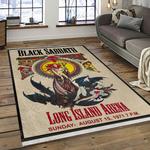 black sabbath band heavy metal music metalheads carpet rectangle area rug for living room home room decor gift for fans dark room bsb31