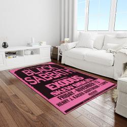 black sabbath band heavy metal music metalheads carpet rectangle area rug for living room home room decor gift for fans light room bsb11