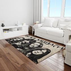 black sabbath band heavy metal music metalheads carpet rectangle area rug for living room home room decor gift for fans light room bsb15
