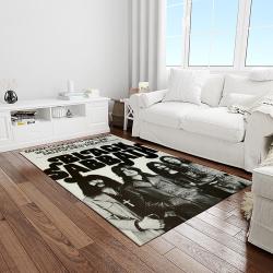 black sabbath band heavy metal music metalheads carpet rectangle area rug for living room home room decor gift for fans light room bsb25