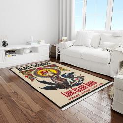 black sabbath band heavy metal music metalheads carpet rectangle area rug for living room home room decor gift for fans light room bsb31