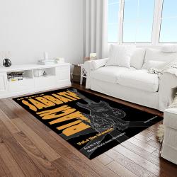 black sabbath band heavy metal music metalheads carpet rectangle area rug for living room home room decor gift for fans light room bsb9
