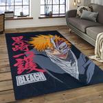 bleach anime manga cartoon character carpet rectangle area rug for living room home room decor gift for fans dark room ble2