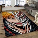 bleach anime manga cartoon character carpet rectangle area rug for living room home room decor gift for fans dark room ble3