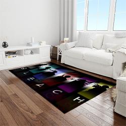 bleach anime manga cartoon character carpet rectangle area rug for living room home room decor gift for fans light room ble11