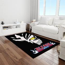 bleach anime manga cartoon character carpet rectangle area rug for living room home room decor gift for fans light room ble23