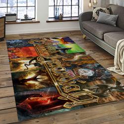 Blind Guardian Band Power Metal Music Metalheads Carpet Rectangle Area Rug For Living Room Home Room Decor Gift For Fans BGD11
