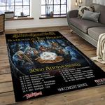 blind guardian band power metal music metalheads carpet rectangle area rug for living room home room decor gift for fans dark room bgd48