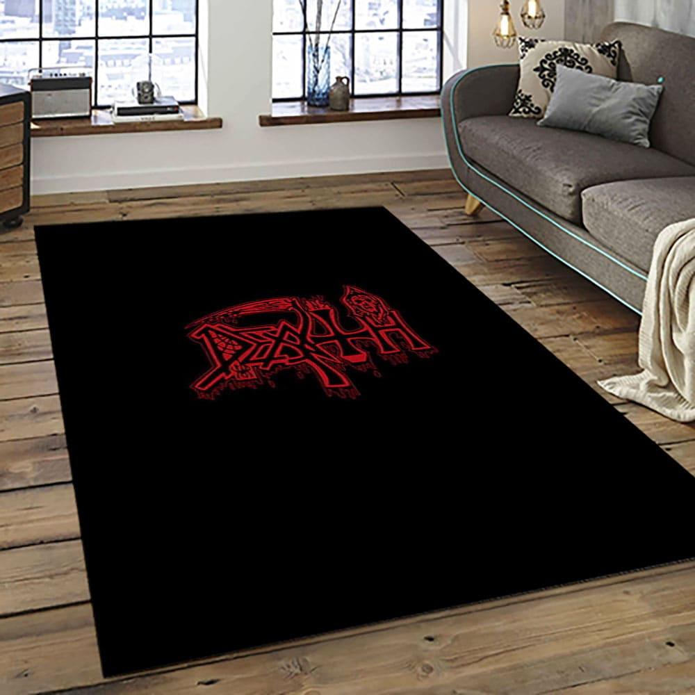 Death Metal Band Music For Metalheads Carpet Rectangle Area Rug For Living Room Home Room Decor Gift For Fans DMT20 death metal band music for metalheads carpet rectangle area rug for living room home room decor gift for fans dark room dmt20