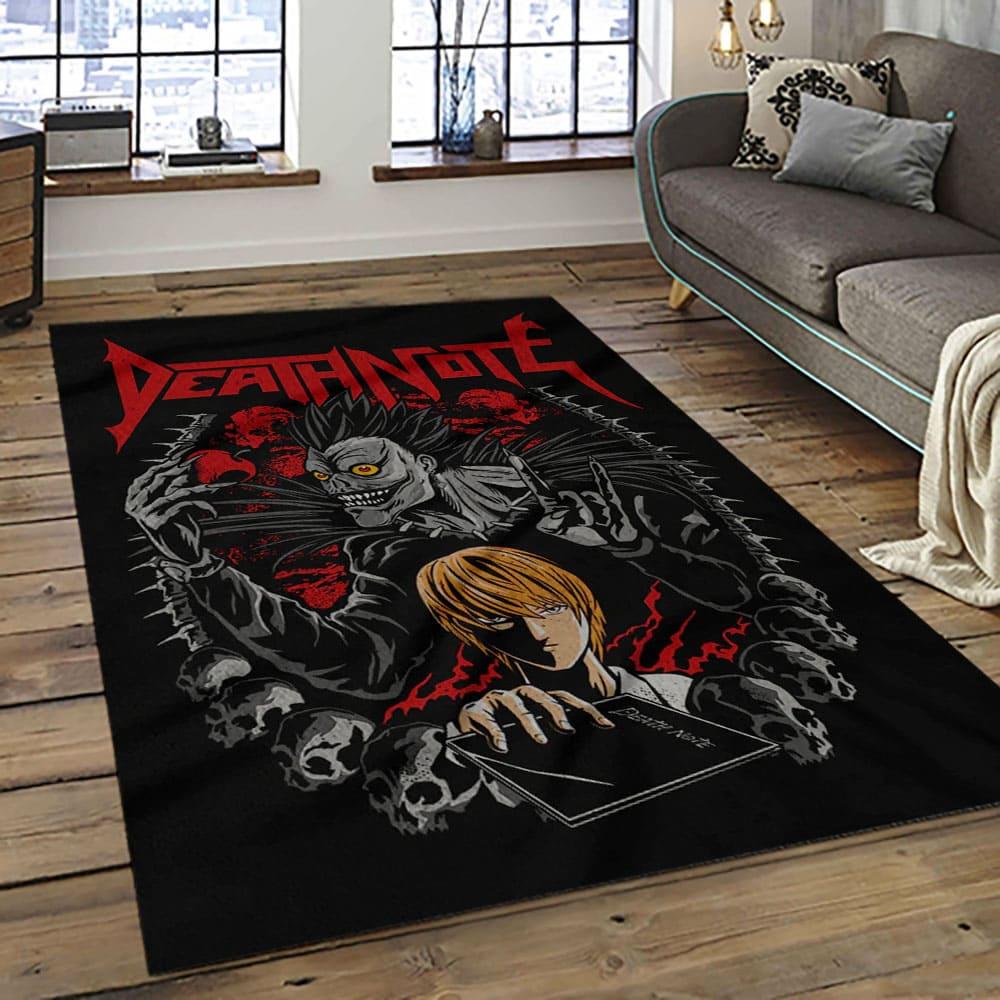 Death Metal Band Music For Metalheads Carpet Rectangle Area Rug For Living Room Home Room Decor Gift For Fans DMT6 death metal band music for metalheads carpet rectangle area rug for living room home room decor gift for fans dark room dmt6