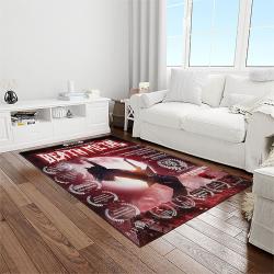 death metal band music for metalheads carpet rectangle area rug for living room home room decor gift for fans light room dmt13