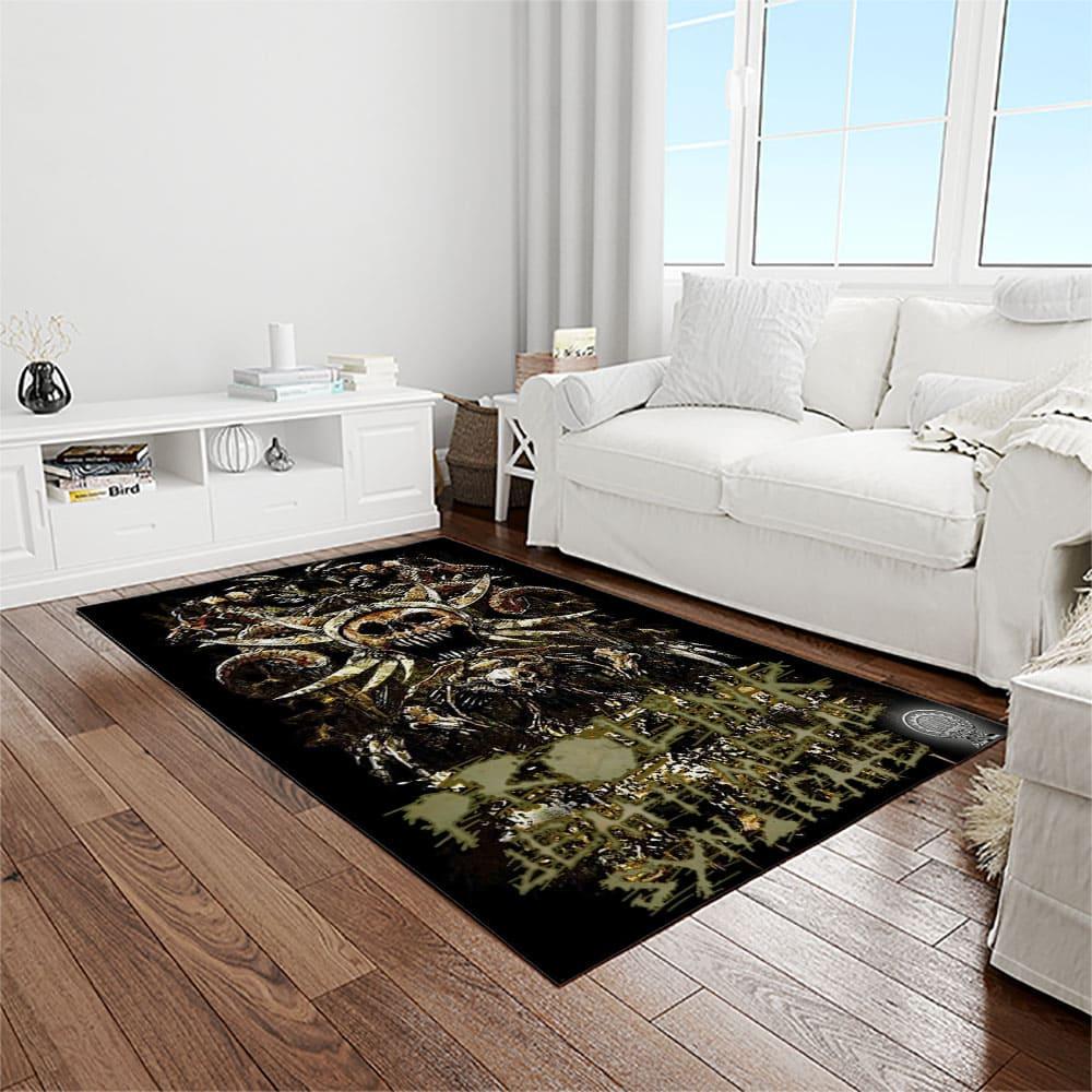 Death Metal Band Music For Metalheads Carpet Rectangle Area Rug For Living Room Home Room Decor Gift For Fans DMT14 1 death metal band music for metalheads carpet rectangle area rug for living room home room decor gift for fans light room dmt14