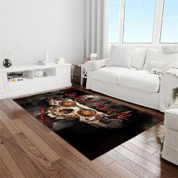 death metal band music for metalheads carpet rectangle area rug for living room home room decor gift for fans light room dmt18