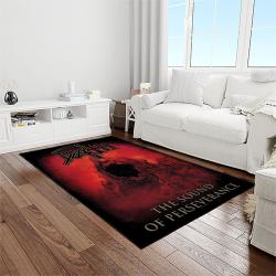 death metal band music for metalheads carpet rectangle area rug for living room home room decor gift for fans light room dmt3