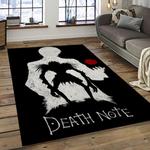 death note anime manga cartoon character carpet rectangle area rug for living room home room decor gift for fans dark room dnt10