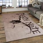 death note anime manga cartoon character carpet rectangle area rug for living room home room decor gift for fans dark room dnt14