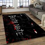 death note anime manga cartoon character carpet rectangle area rug for living room home room decor gift for fans dark room dnt18