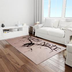death note anime manga cartoon character carpet rectangle area rug for living room home room decor gift for fans light room dnt14