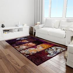 death note anime manga cartoon character carpet rectangle area rug for living room home room decor gift for fans light room dnt15