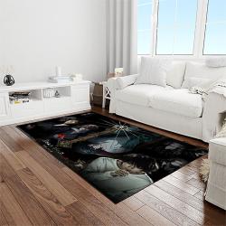 death note anime manga cartoon character carpet rectangle area rug for living room home room decor gift for fans light room dnt19