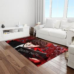 death note anime manga cartoon character carpet rectangle area rug for living room home room decor gift for fans light room dnt25
