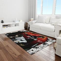 death note anime manga cartoon character carpet rectangle area rug for living room home room decor gift for fans light room dnt26