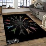 dimebag darrell musician guitarist music thrash metal carpet rectangle area rug for living room home room decor gift for fans dark room dbd7