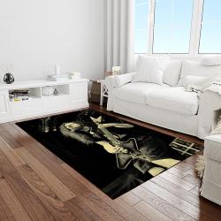 dimebag darrell musician guitarist music thrash metal carpet rectangle area rug for living room home room decor gift for fans light room dbd1