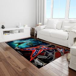 dimebag darrell musician guitarist music thrash metal carpet rectangle area rug for living room home room decor gift for fans light room dbd17