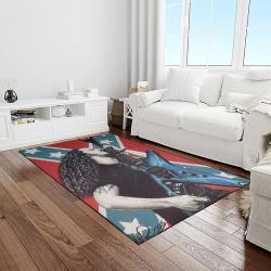 dimebag darrell musician guitarist music thrash metal carpet rectangle area rug for living room home room decor gift for fans light room dbd9