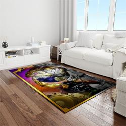 dio band heavy metal music for metalhead carpet rectangle area rug for living room home room decor gift for fans light room dio16