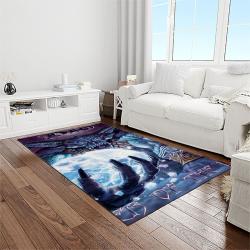 dio band heavy metal music for metalhead carpet rectangle area rug for living room home room decor gift for fans light room dio20