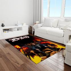 dio band heavy metal music for metalhead carpet rectangle area rug for living room home room decor gift for fans light room dio22