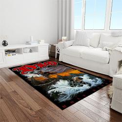 dio band heavy metal music for metalhead carpet rectangle area rug for living room home room decor gift for fans light room dio23
