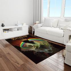 dio band heavy metal music for metalhead carpet rectangle area rug for living room home room decor gift for fans light room dio26