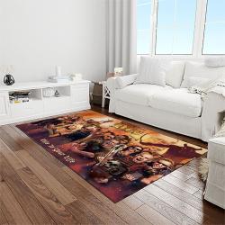 dio band heavy metal music for metalhead carpet rectangle area rug for living room home room decor gift for fans light room dio9