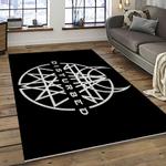 disturbed band rectangle area rug for living room home room decor gift for friends and family dark room dst10