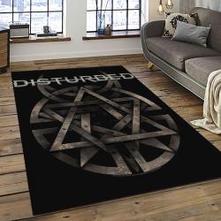 Disturbed Band Rectangle Area Rug For Living Room Home Room Decor Gift For Friends And Family DST12