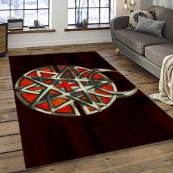 Disturbed Band Rectangle Area Rug For Living Room Home Room Decor Gift For Friends And Family DST13