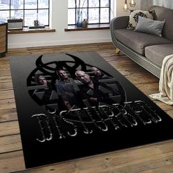 Disturbed Band Rectangle Area Rug For Living Room Home Room Decor Gift For Friends And Family DST16