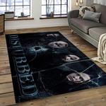 disturbed band rectangle area rug for living room home room decor gift for friends and family dark room dst19