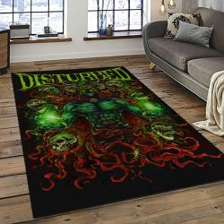 Disturbed Band Rectangle Area Rug For Living Room Home Room Decor Gift For Friends And Family DST20