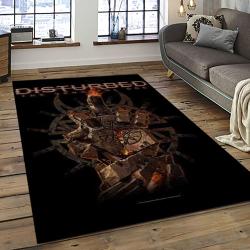 Disturbed Band Rectangle Area Rug For Living Room Home Room Decor Gift For Friends And Family DST21