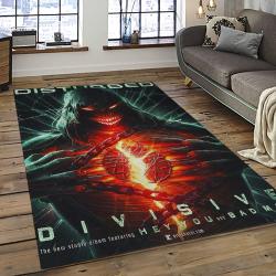 Disturbed Band Rectangle Area Rug For Living Room Home Room Decor Gift For Friends And Family DST25