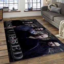 Disturbed Band Rectangle Area Rug For Living Room Home Room Decor Gift For Friends And Family DST26