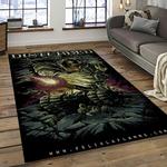 disturbed band rectangle area rug for living room home room decor gift for friends and family dark room dst27