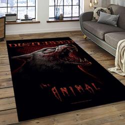 Disturbed Band Rectangle Area Rug For Living Room Home Room Decor Gift For Friends And Family DST31