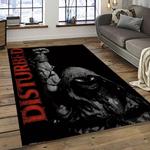 disturbed band rectangle area rug for living room home room decor gift for friends and family dark room dst37