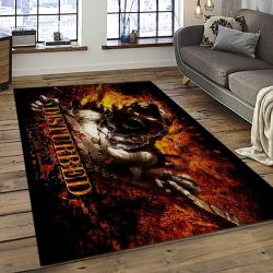 Disturbed Band Rectangle Area Rug For Living Room Home Room Decor Gift For Friends And Family DST40